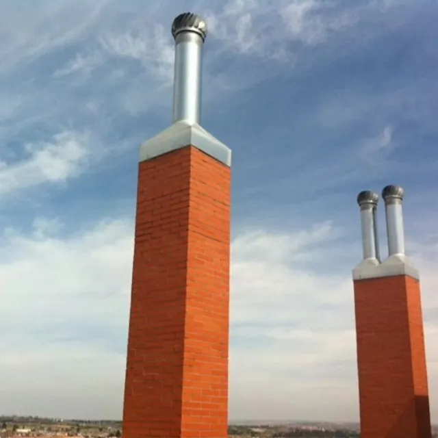 Chimeneas Picos de Europa - Caperuzas eólicas para ventilación de edificios, baños y cocinas